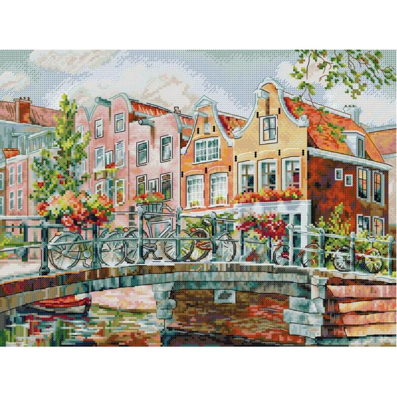 Embroidery Artist - Amsterdam Canals Scenic Patterns Cross Stitch