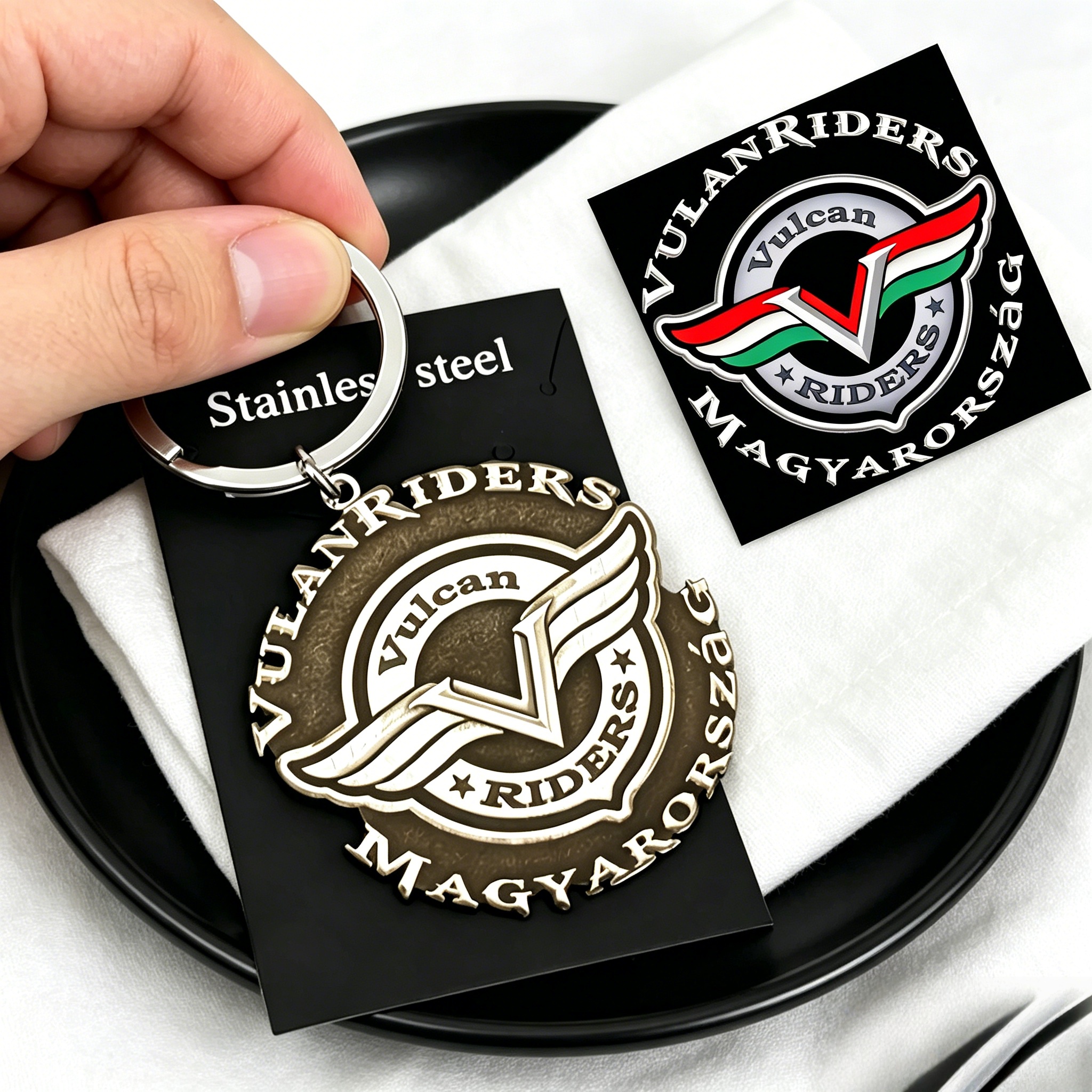 Embroidery Legacy - Custom Logo Keychain Vintage Personalized Club