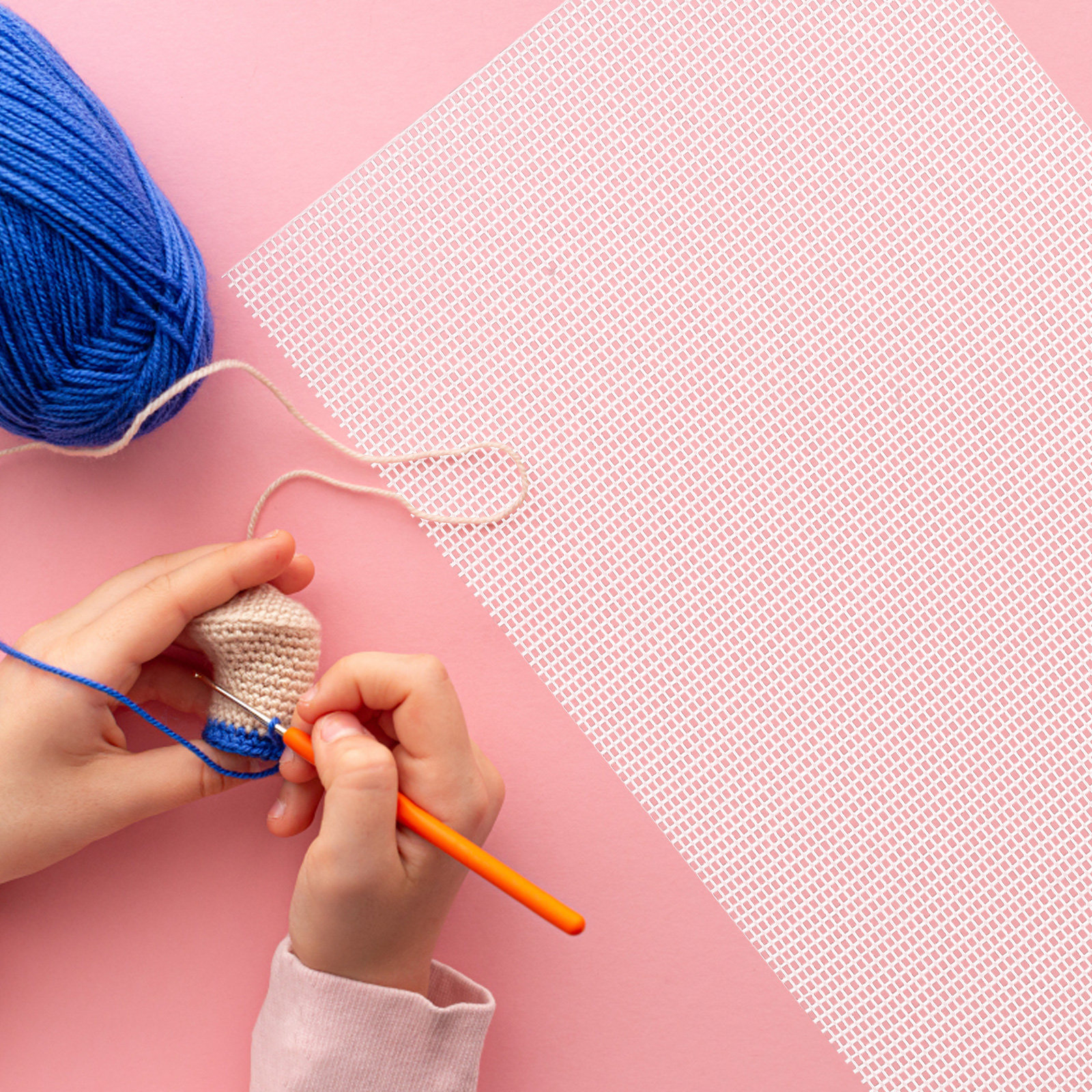 Embroidery Sheet - 4Pcs Plastic Canvas Mesh Sheets for