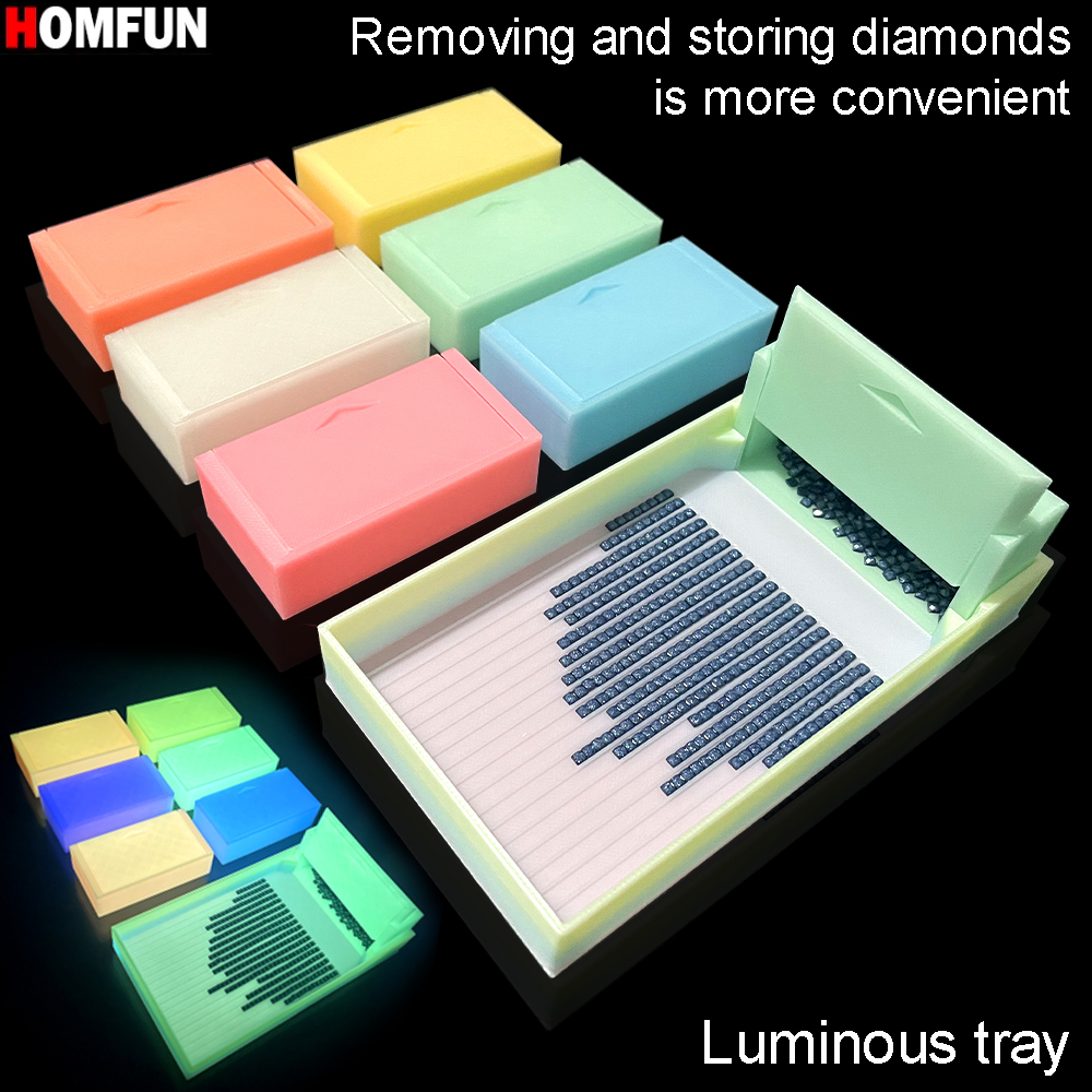 Embroidery Tas - HOMFUN New Diamond Painting Tray，Multi functional