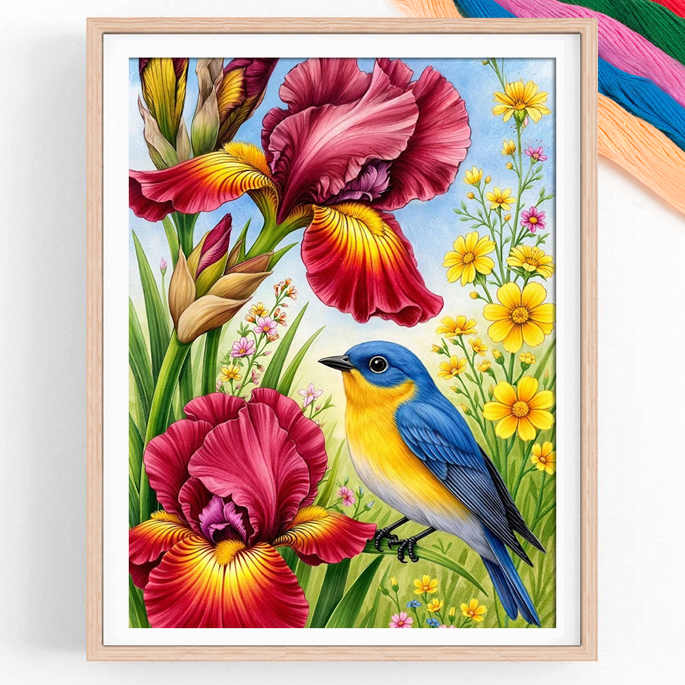 Embroidery Tas - Flower 11CT Cross Stitch Kits DIY