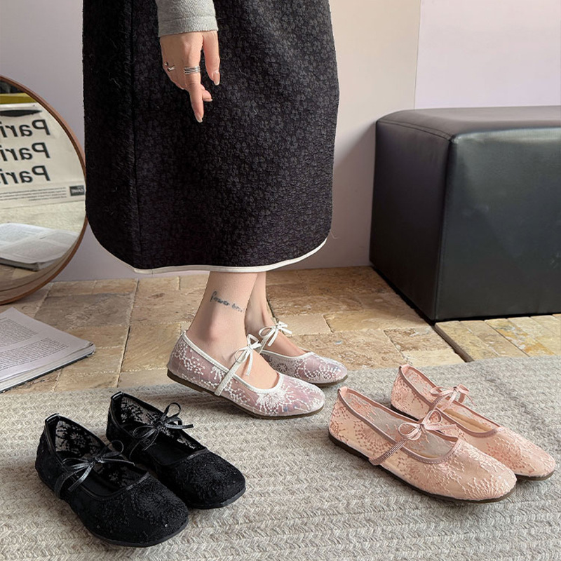 Women's Gentle Ballet Flat Sho - Embroidery Canvas avis et prix