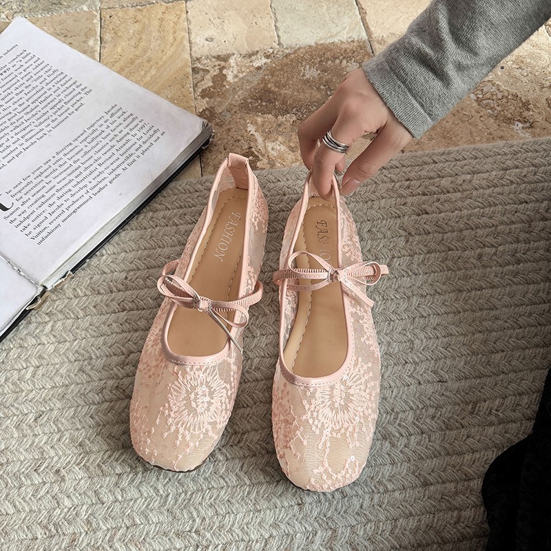 Women's Gentle Ballet Flat Sho - Embroidery Canvas avis et prix