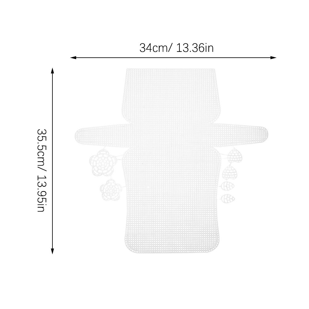 5Pcs Plastic Mesh Canvas Sheet - Embroidery Sheet avis et prix