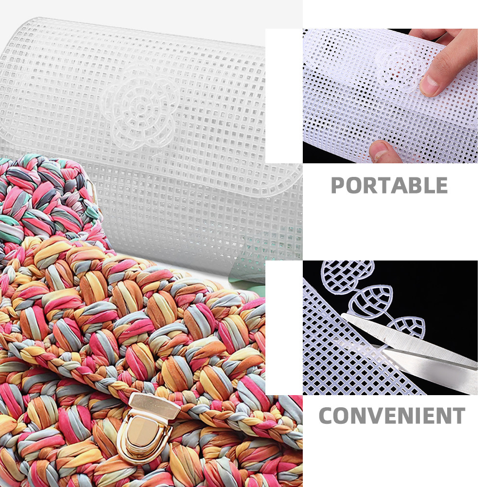 5Pcs Plastic Mesh Canvas Sheet - Embroidery Sheet avis et prix