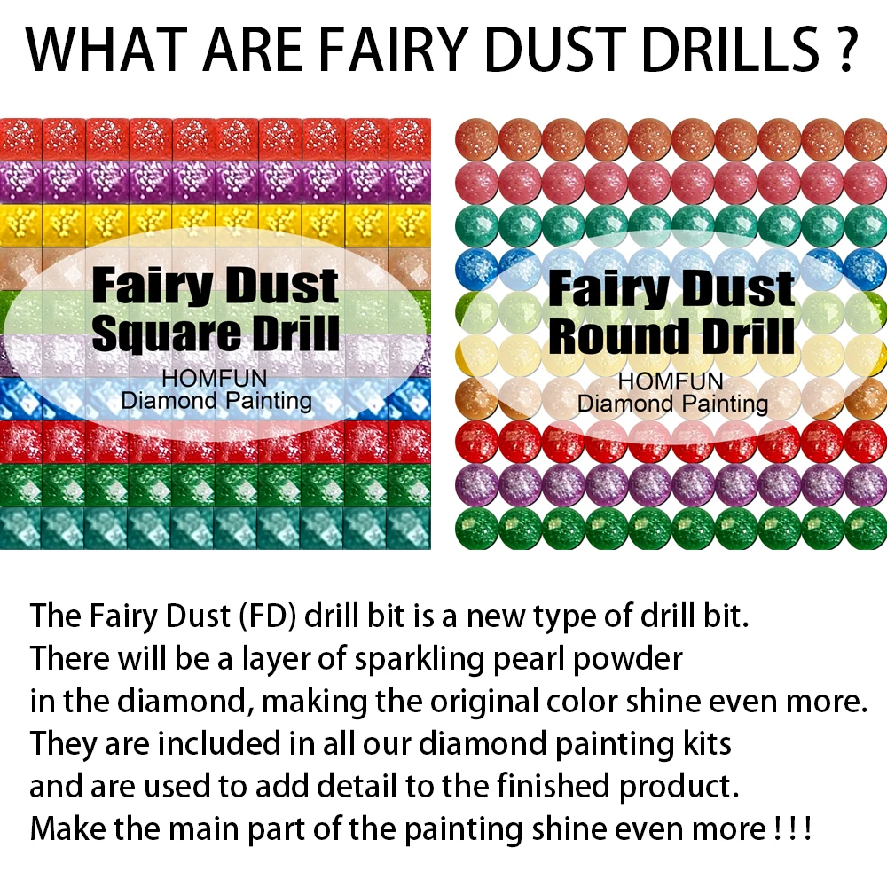 HOMFUN Fairy Dust AB Diamond P - Embroidery Lady Bug avis et prix