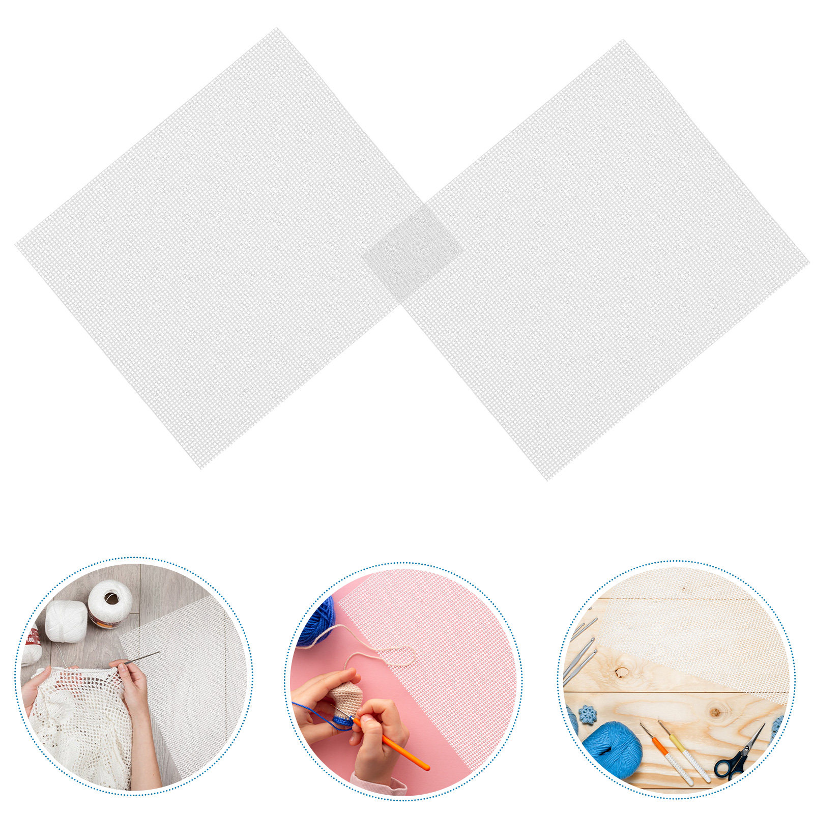 4Pcs Plastic Canvas Mesh Sheet - Embroidery Sheet avis et prix