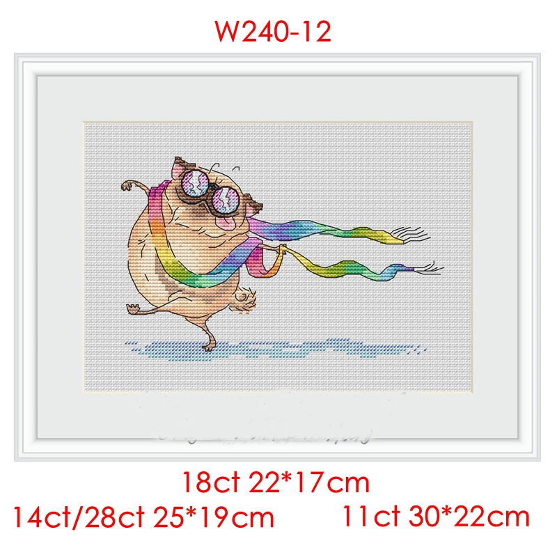 The cross-stitch kit for trail - Embroidery Running Stitch avis et prix