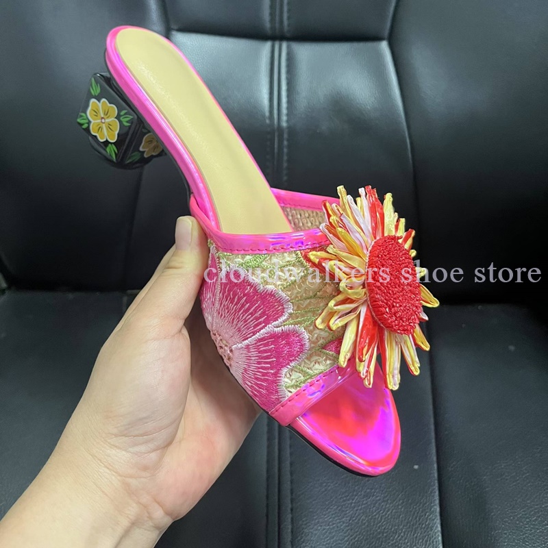 Iridescent Embroidery Upper Su - Embroidery Flower avis et prix