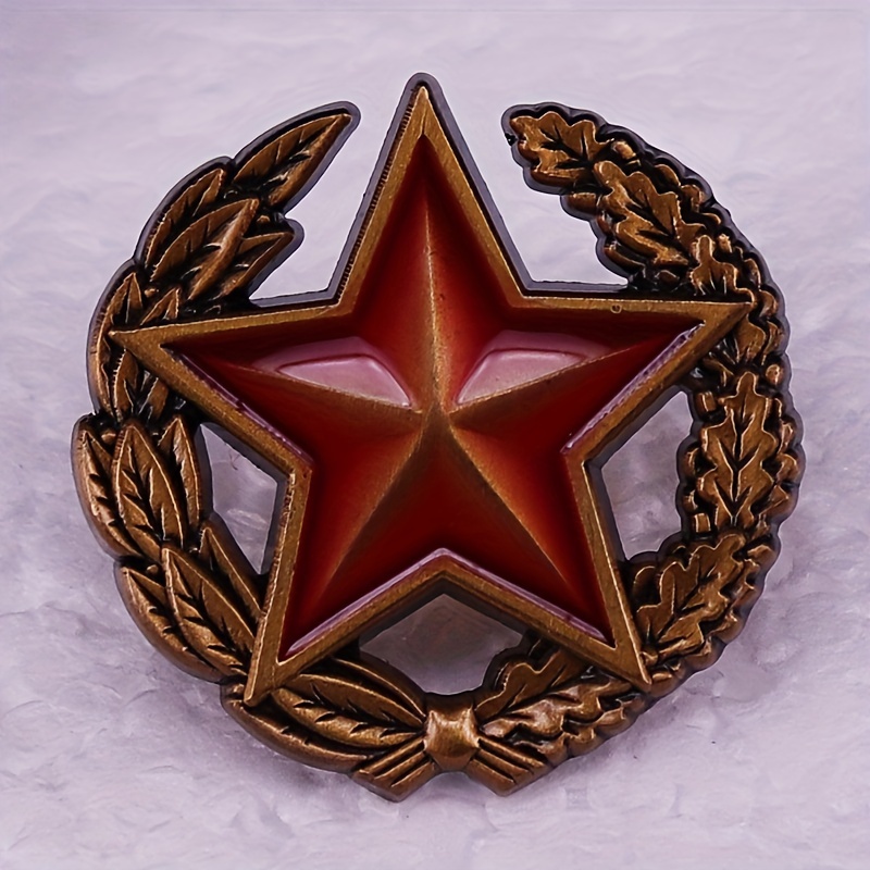 1pc Belarusian Red Star Emblem - Embroidery Legacy avis et prix