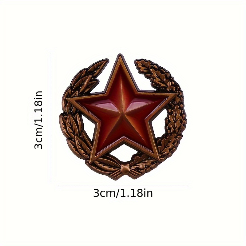 1pc Belarusian Red Star Emblem - Embroidery Legacy avis et prix