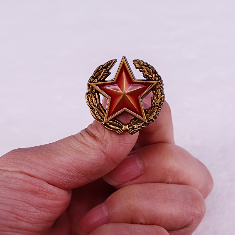 1pc Belarusian Red Star Emblem - Embroidery Legacy avis et prix
