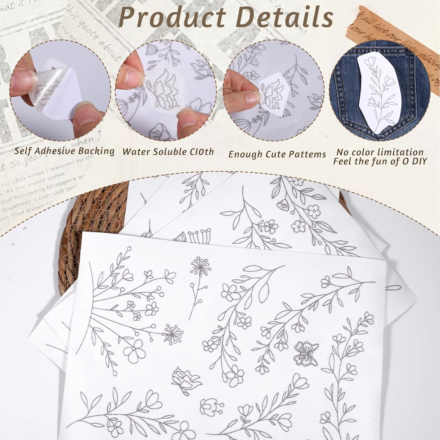 Stick & Stitch Water Soluble E - Embroidery Lovers avis et prix