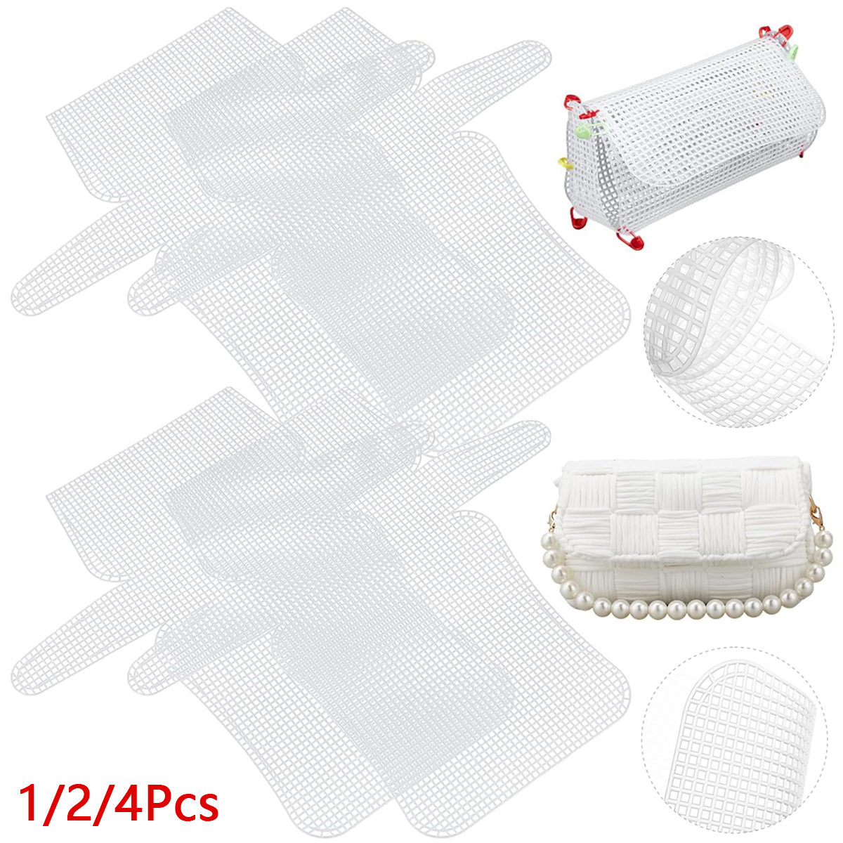 1-4Pcs Plastic Mesh Canvas She - Embroidery Sheet avis et prix