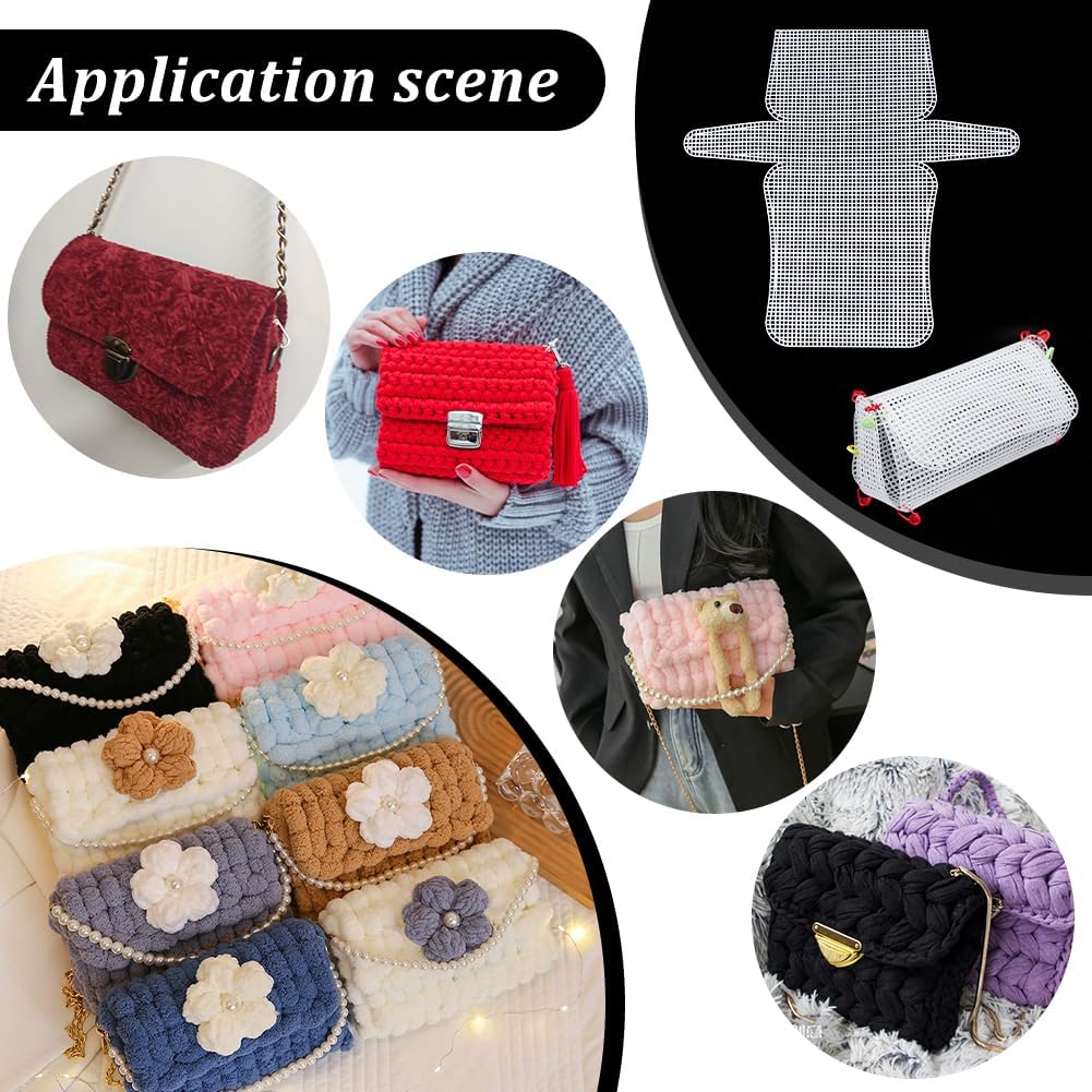1-4Pcs Plastic Mesh Canvas She - Embroidery Sheet avis et prix