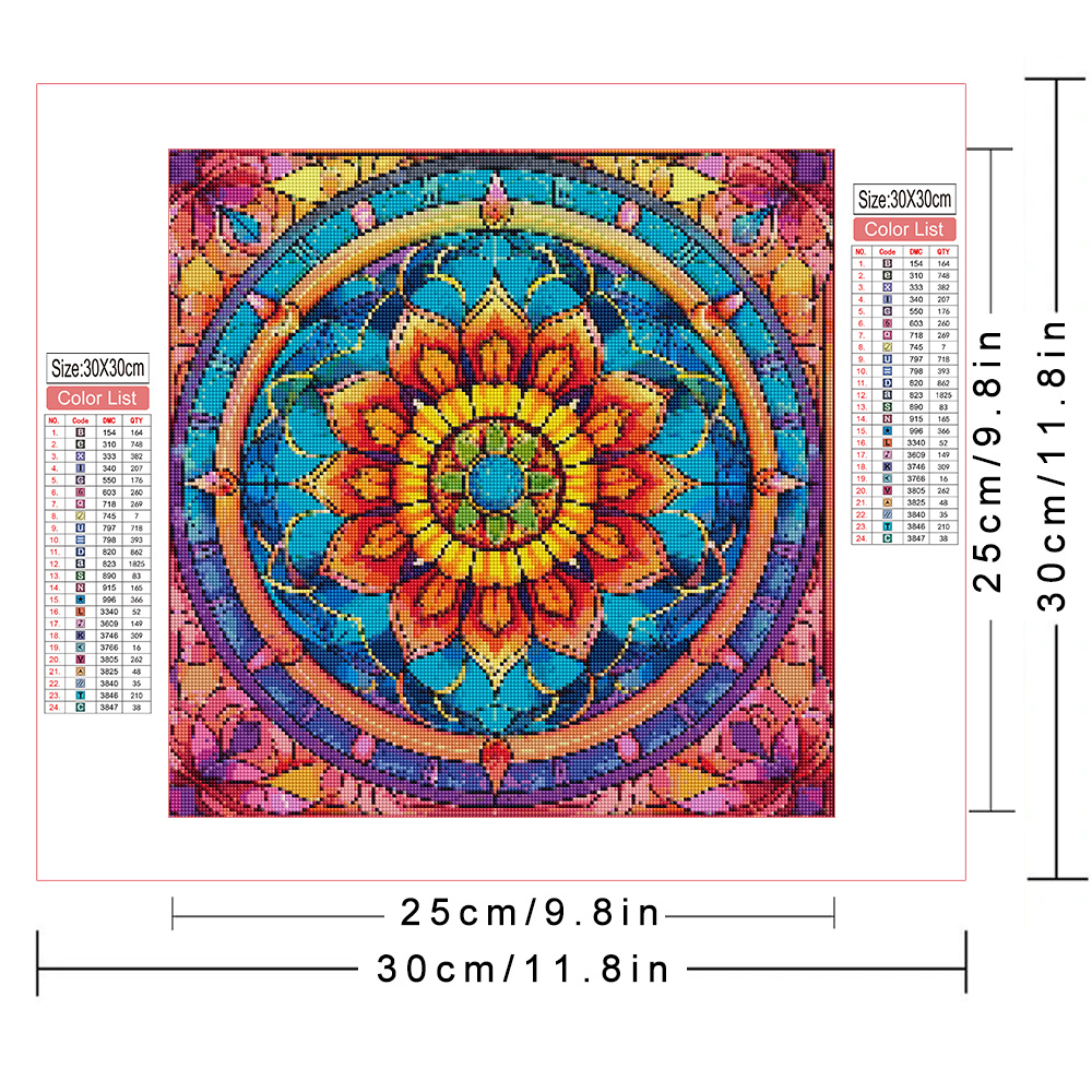Diamond Painting Mandala Flowe - Embroidery Flower avis et prix