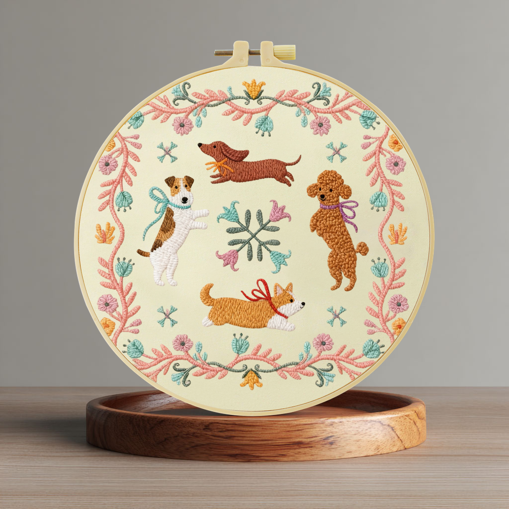 1pc 20X20CM/15X15CM running do - Embroidery Running Stitch avis et prix