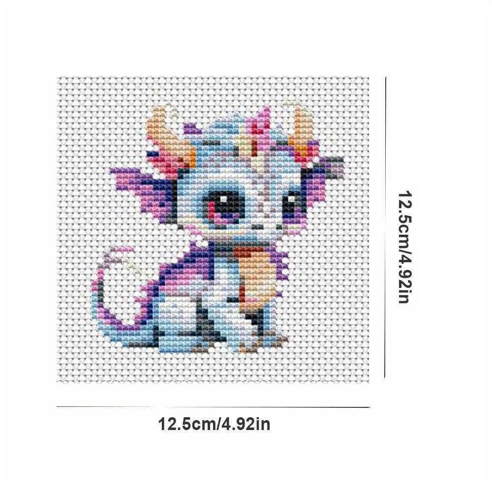 12Pcs Dragon Cross Stitch 11CT - Embroidery Tas avis et prix