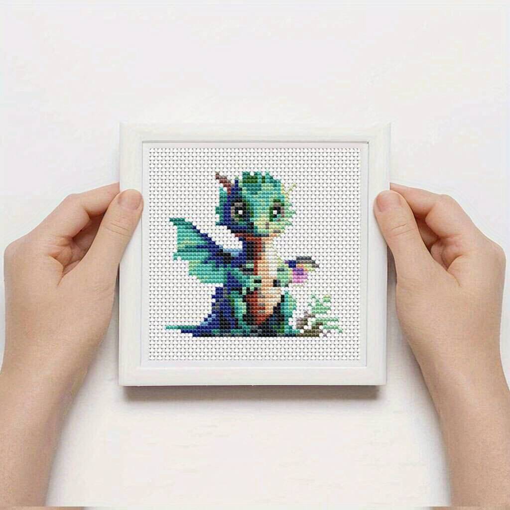 12Pcs Dragon Cross Stitch 11CT - Embroidery Tas avis et prix