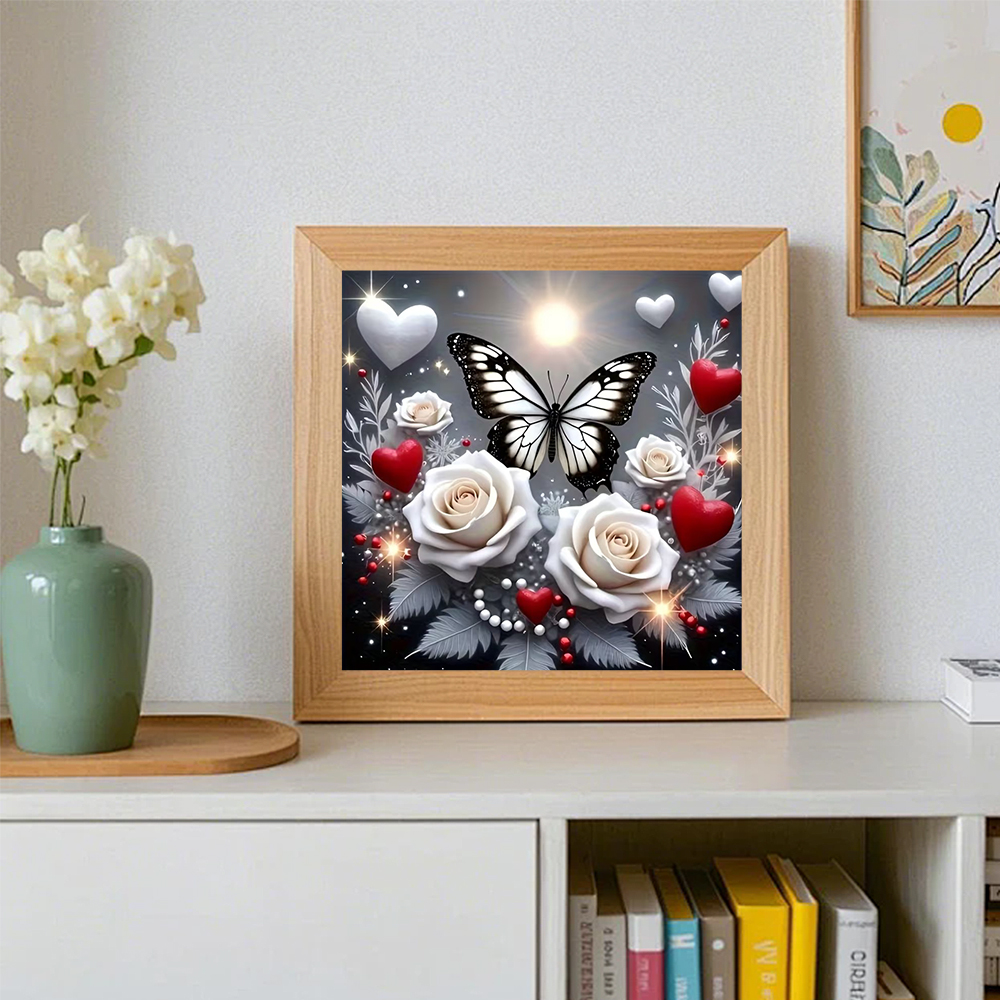 1pc frameless   Diamond Mosaic - Embroidery Flower avis et prix