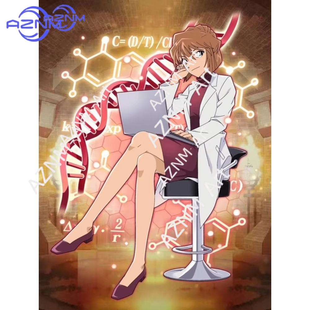 1pc Detective Conan Diamond Pa - Embroidery Canvas avis et prix
