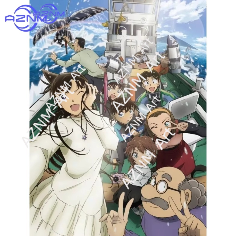 1pc Detective Conan Diamond Pa - Embroidery Canvas avis et prix