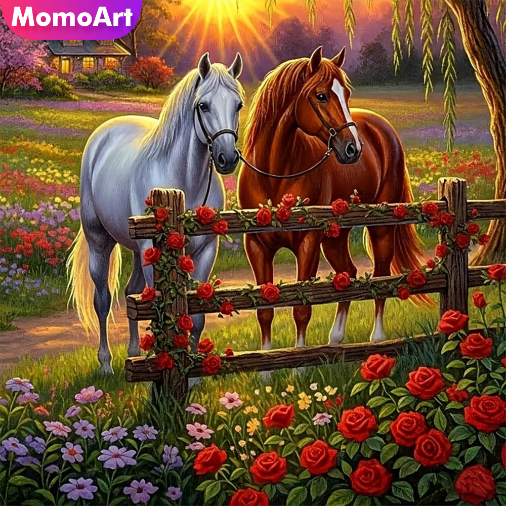 Momoart Printed Cross Stitch K - Embroidery Rose Stitch avis et prix