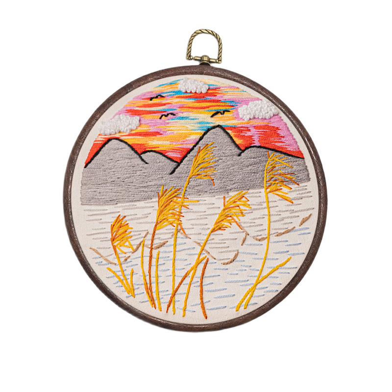 DIY Landscape Embroidery Set N - Embroidery Pashmina avis et prix