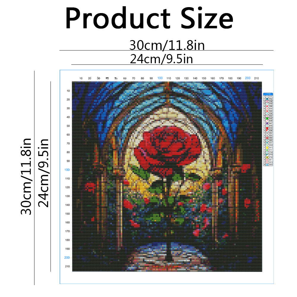 Evershine 11CT Cross Stitch Ro - Embroidery Rose Stitch avis et prix