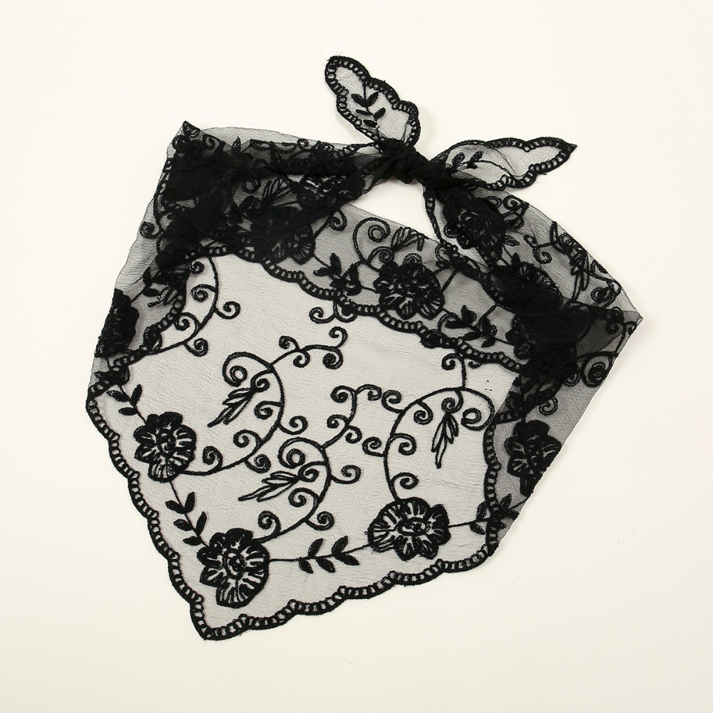 New Hollow Out Lace Scarf Soli - Embroidery Pashmina avis et prix