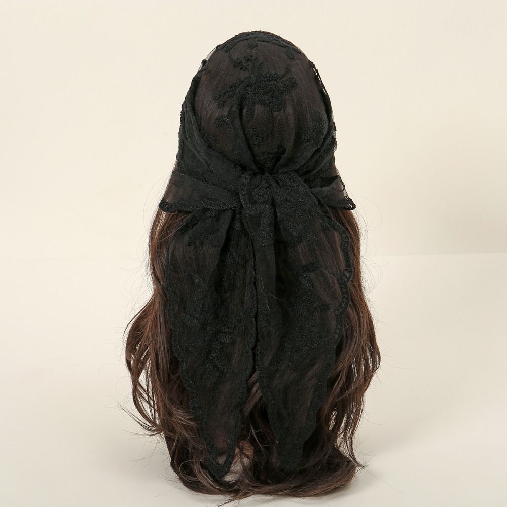 New Hollow Out Lace Scarf Soli - Embroidery Pashmina avis et prix