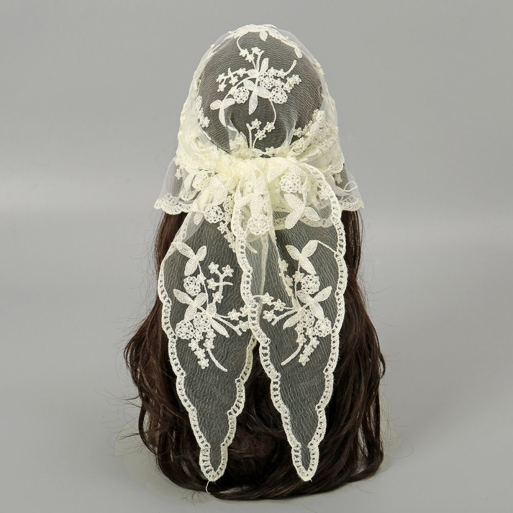 New Hollow Out Lace Scarf Soli - Embroidery Pashmina avis et prix