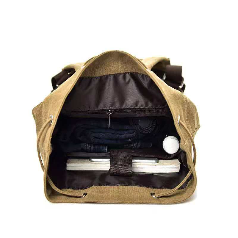 2026 Canvas backpack with dual - Embroidery Canvas avis et prix