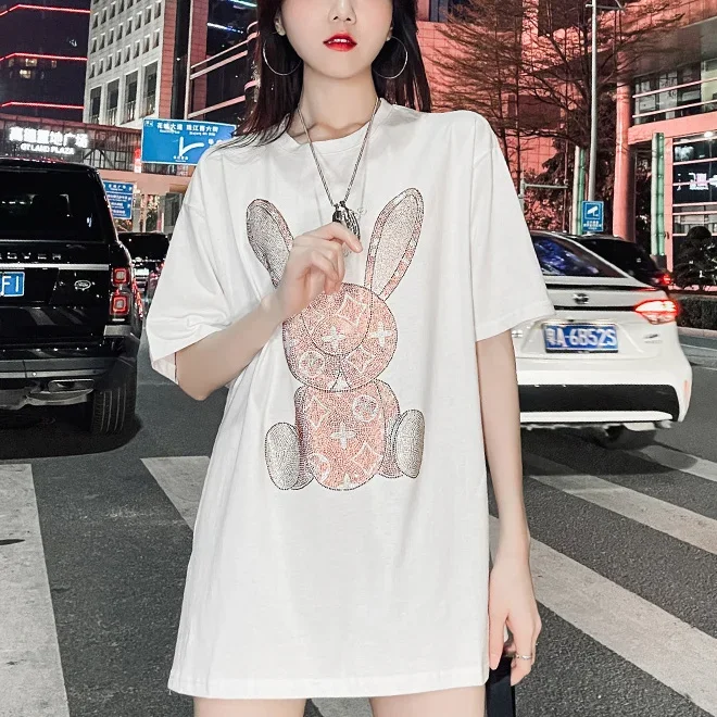 Women's Summer Casual T-Shirt: - Embroidery Fashion avis et prix