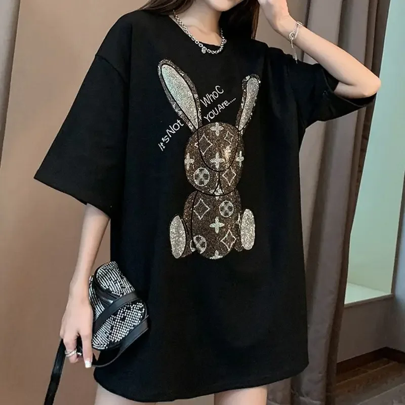 Women's Summer Casual T-Shirt: - Embroidery Fashion avis et prix