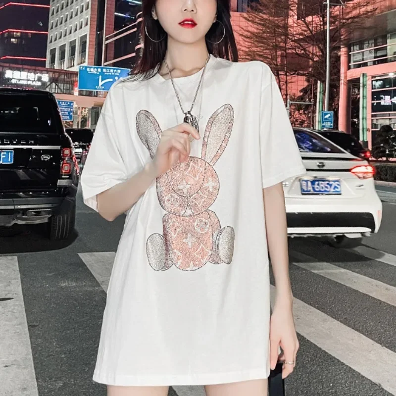 Women's Summer Casual T-Shirt: - Embroidery Fashion avis et prix