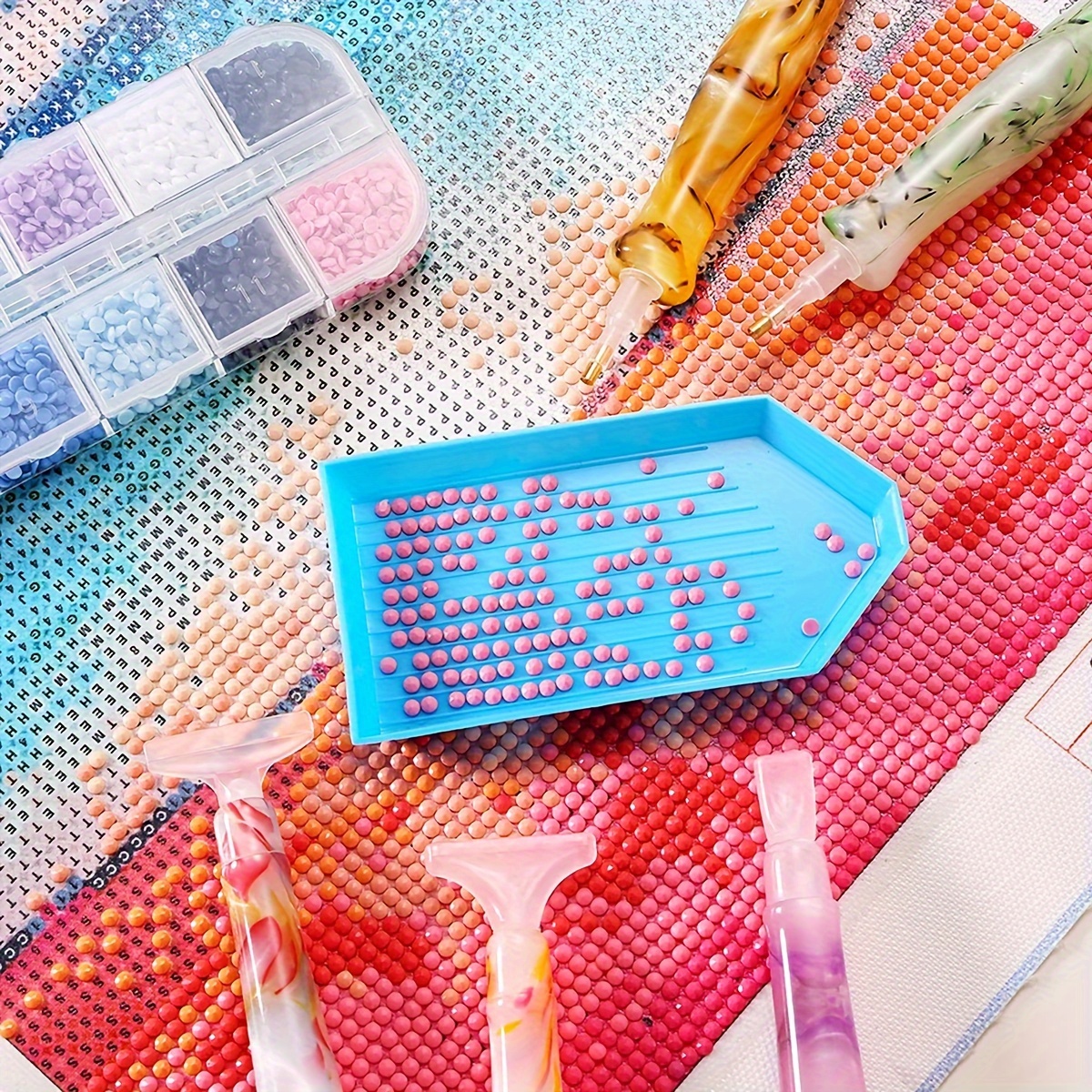 1pc Random Color Resin Retro D - Embroidery Service avis et prix