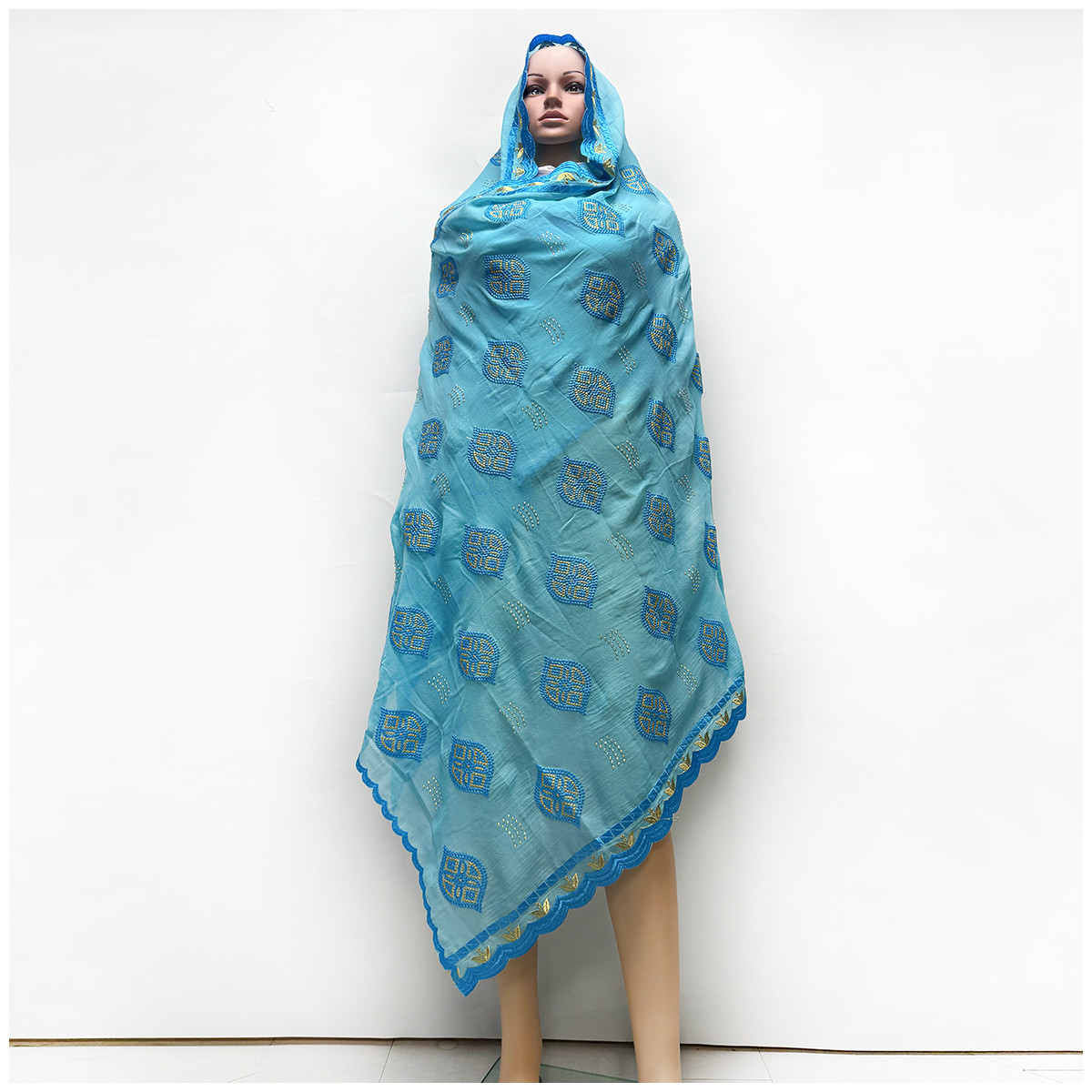 New Small Flower Embroidered S - Embroidery Pashmina avis et prix