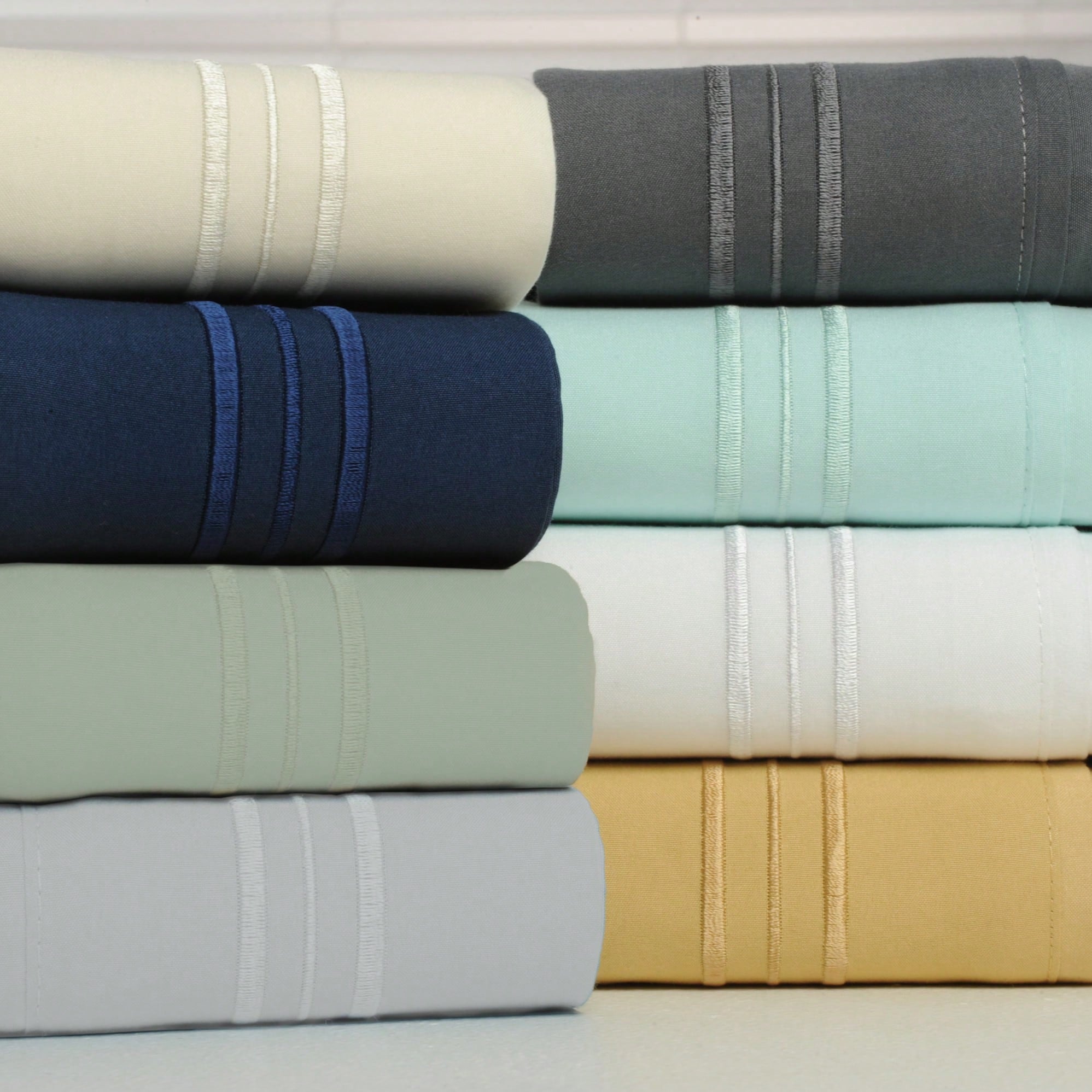 Bamboo 4 Piece Luxury 3 Line E - Embroidery Sheet avis et prix