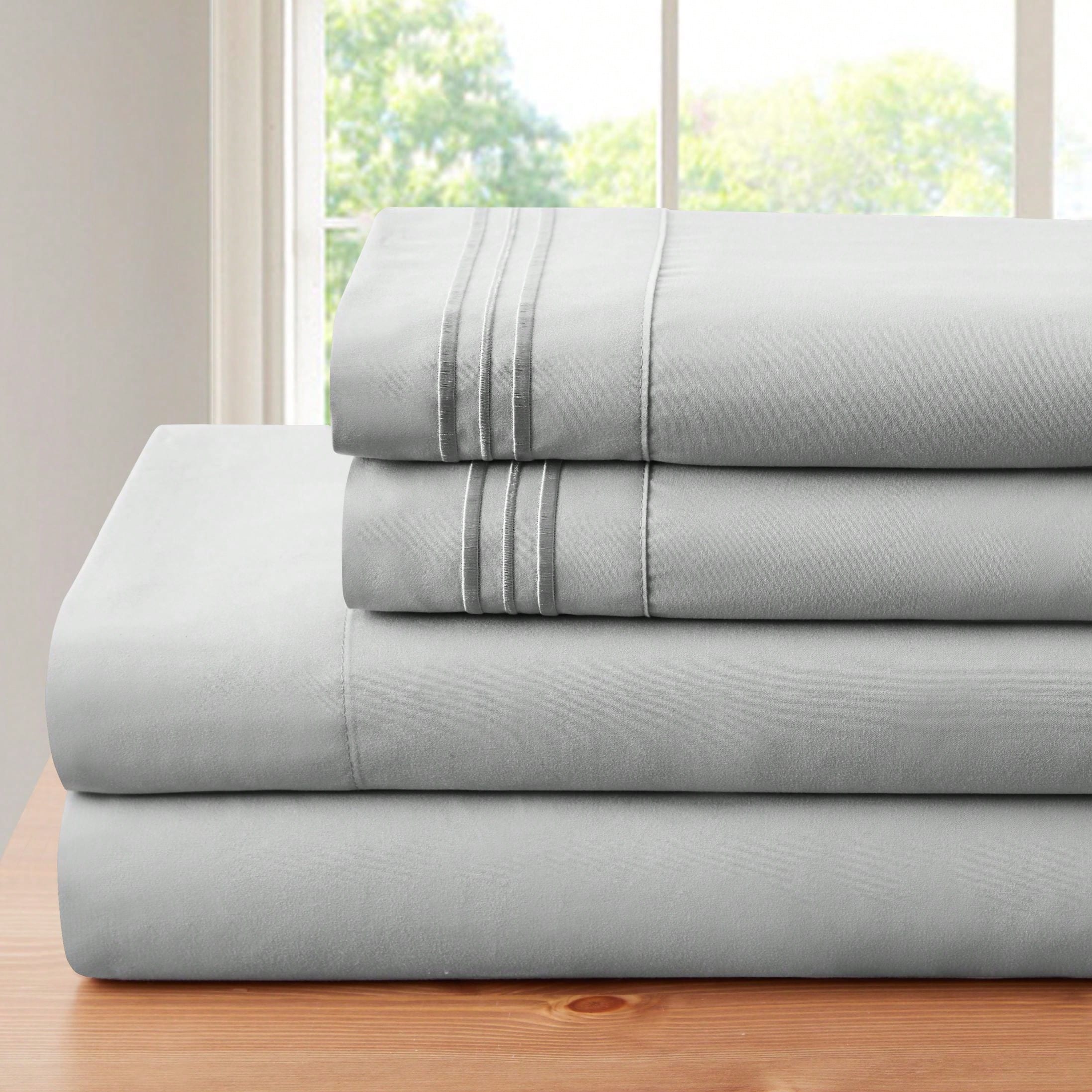 Bamboo 4 Piece Luxury 3 Line E - Embroidery Sheet avis et prix
