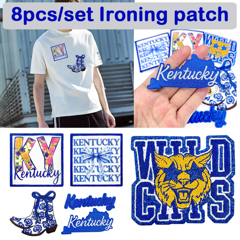 8pcs/set University Print Iron - Embroidery University avis et prix