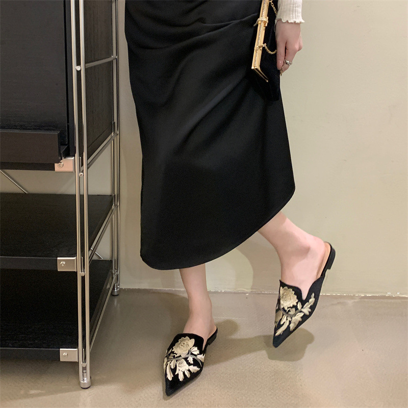 2026 New Women's Shoes Embroid - Embroidery Flower avis et prix