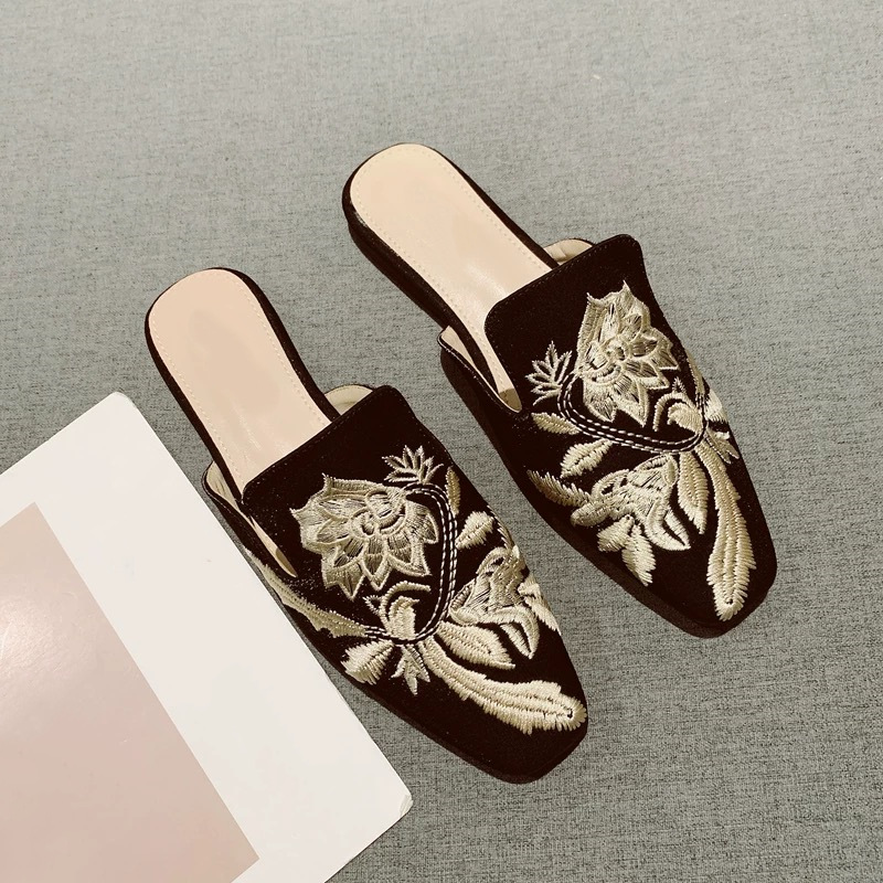 2026 New Womens Shoe Retro Emb - Embroidery Design Free avis et prix