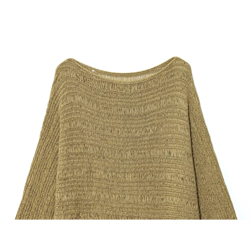 Vintage Boat Neck Knit Sweater - Embroidery Fashion avis et prix