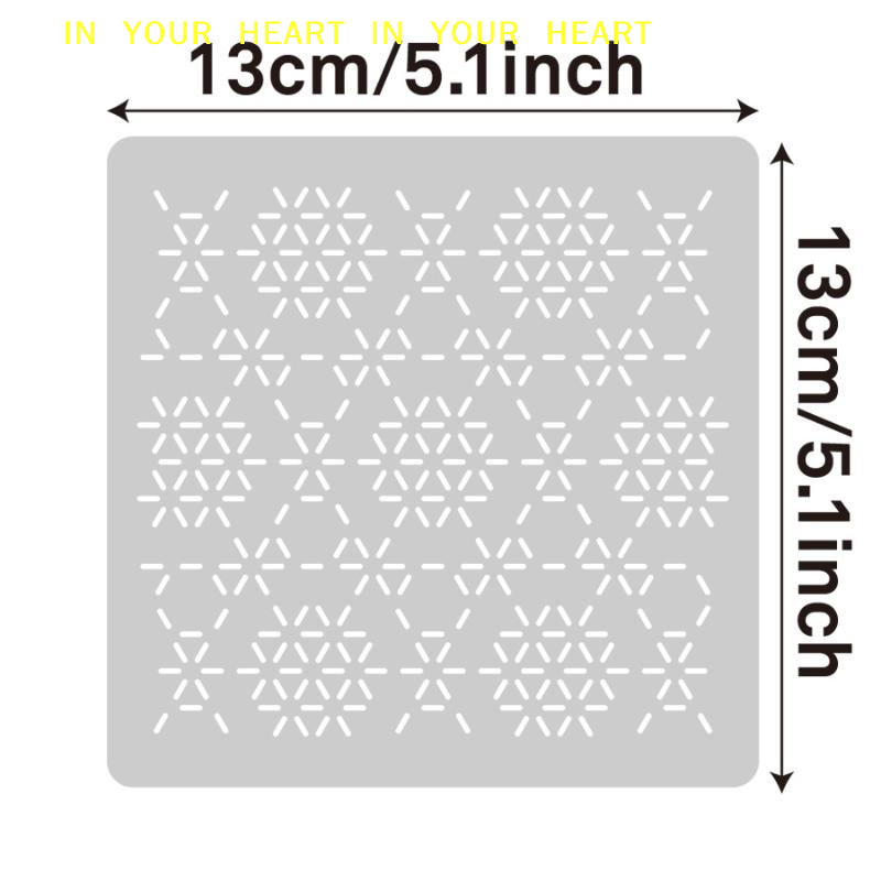 DIY Geometric Patchwork Stenci - Embroidery Service avis et prix