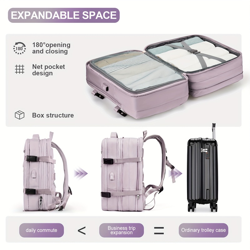 Hiking Backpack Large Capacity - Embroidery Fashion avis et prix