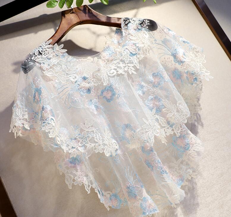 Women's Spring Summer flower e - Embroidery Pashmina avis et prix