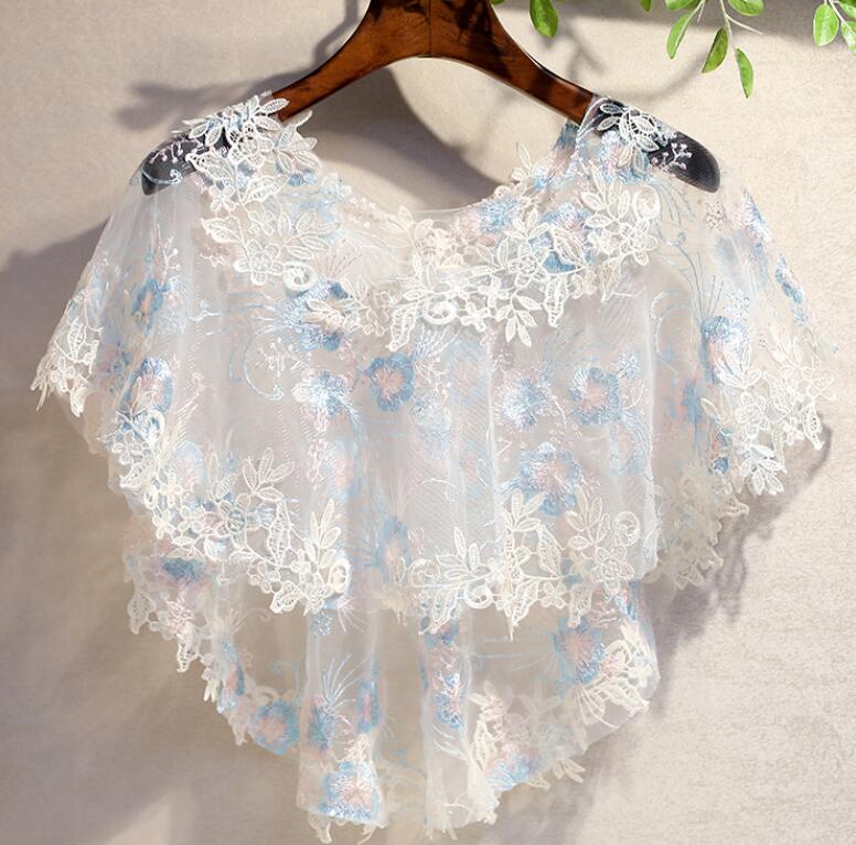 Women's Spring Summer flower e - Embroidery Pashmina avis et prix