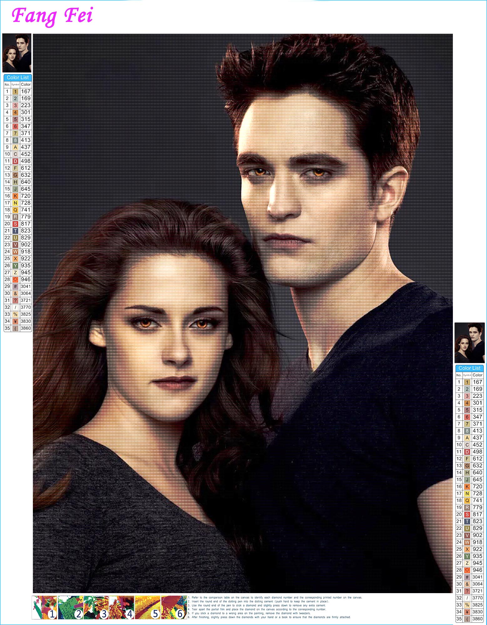 The Twilight Saga Movie Diamon - Embroidery Lovers avis et prix