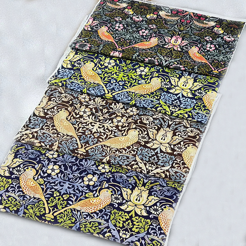 Strawberry Thief Birds William - Embroidery Pashmina avis et prix